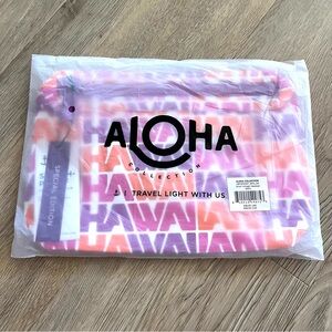 ALOHA Collection Purple and Orange Travel Bag